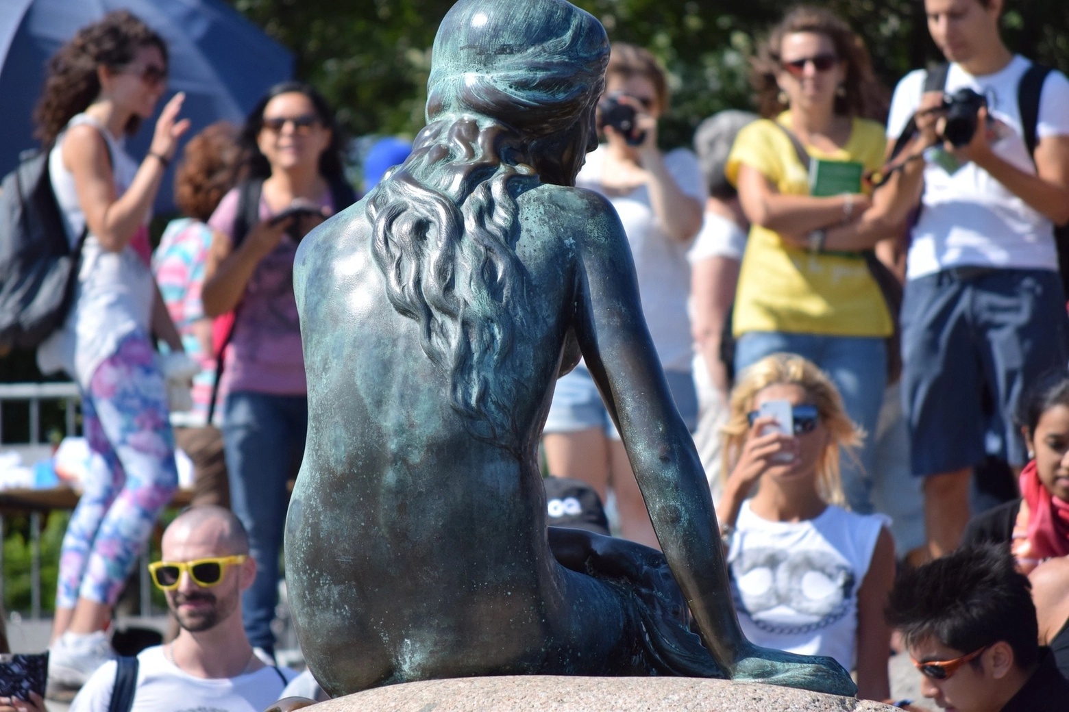 La statua della Sirenetta a Copenaghen