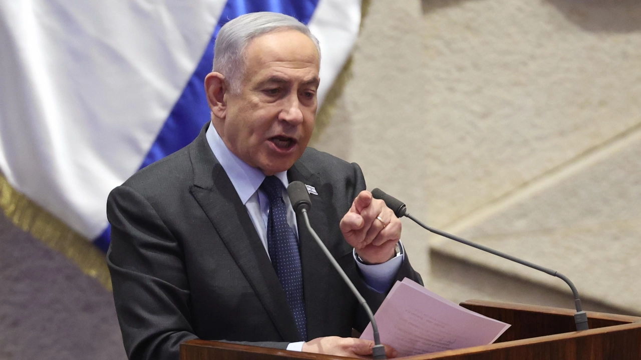 Il primo ministro israeliano Benjamin Netanyahu