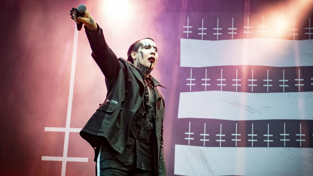 Marilyn Manson durante un concerto