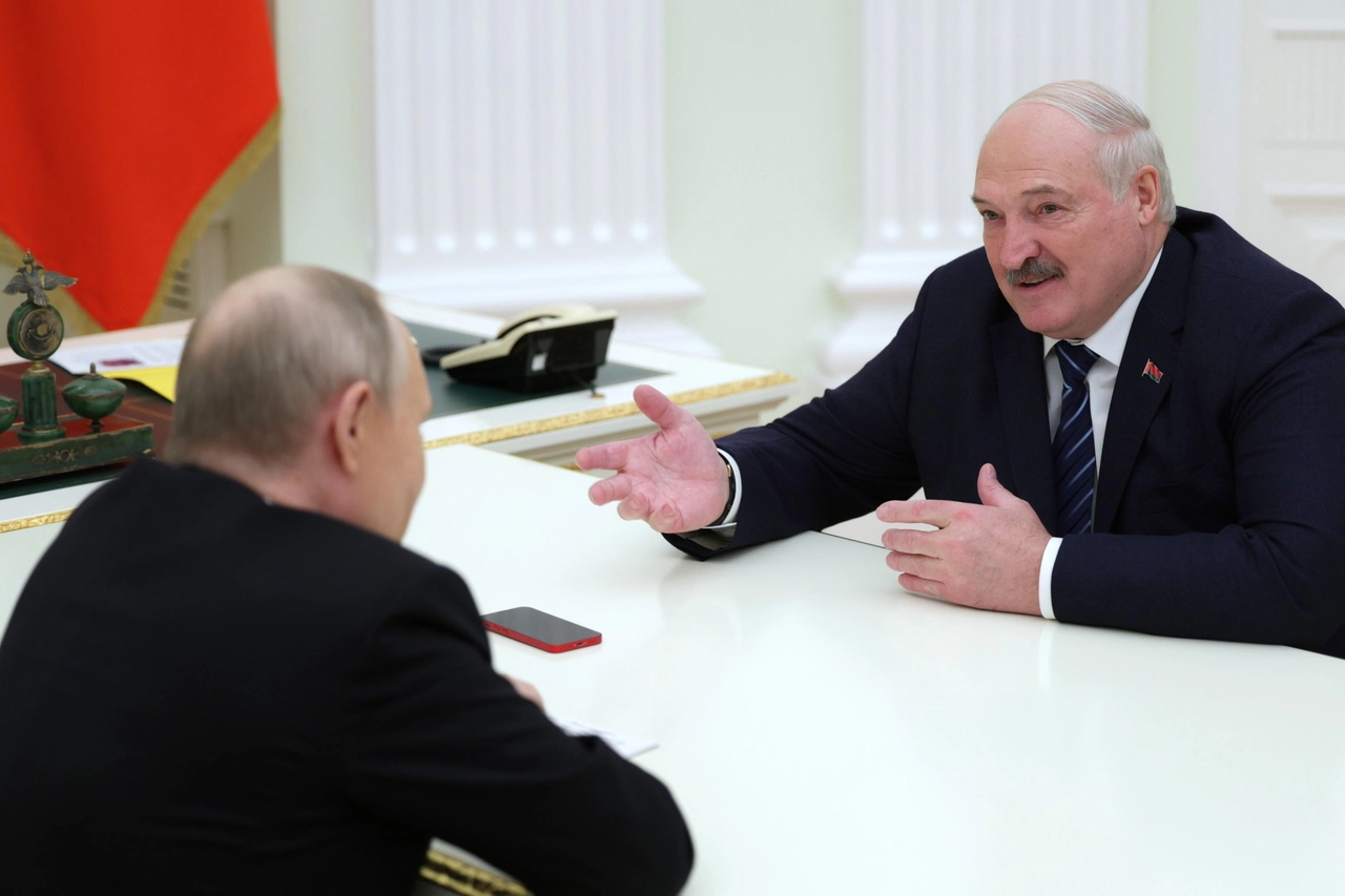 Vladimir Putin e Alexander Lukashenko