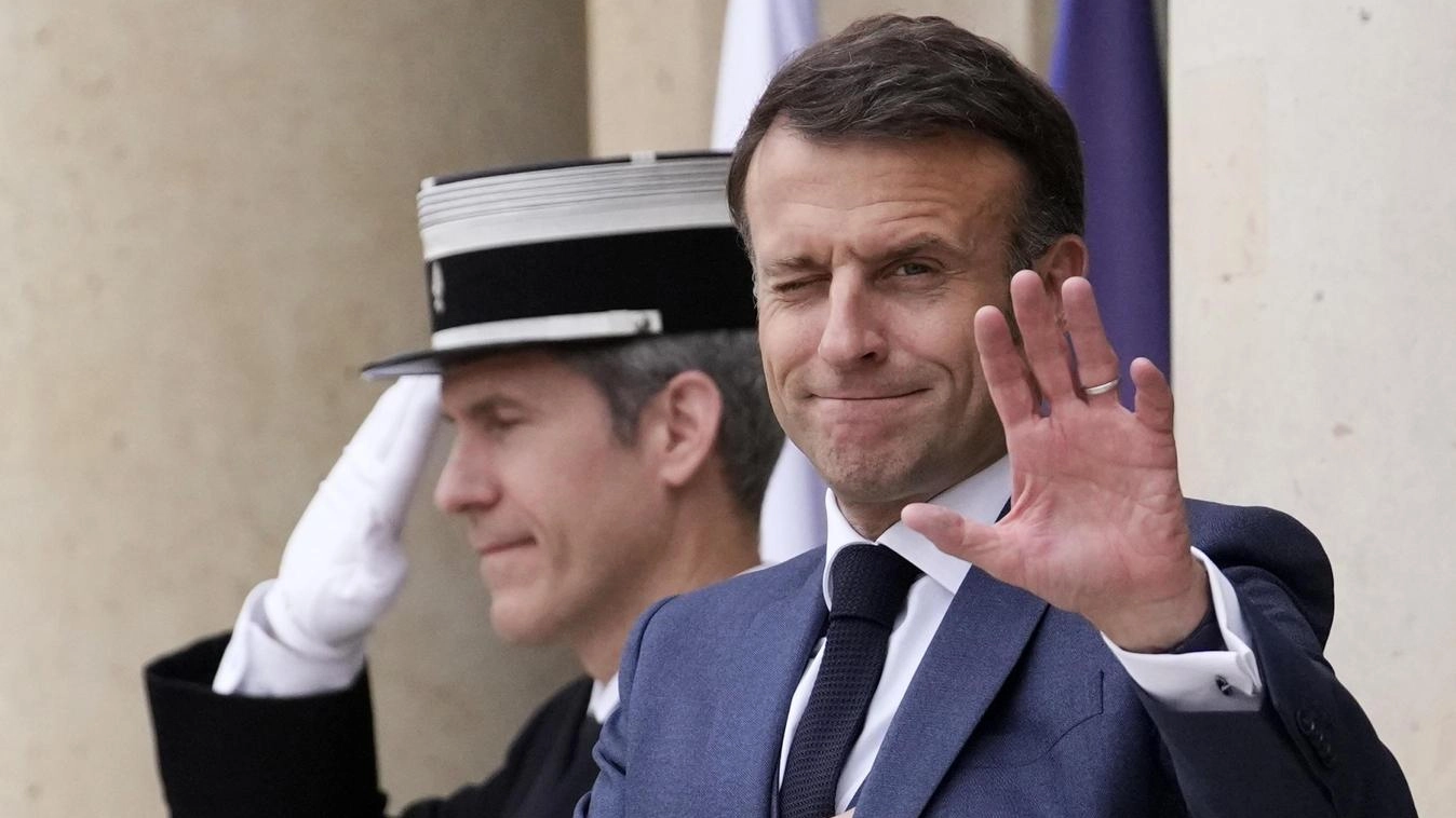 Il presidente francese Emmanuel Macron (Ansa)