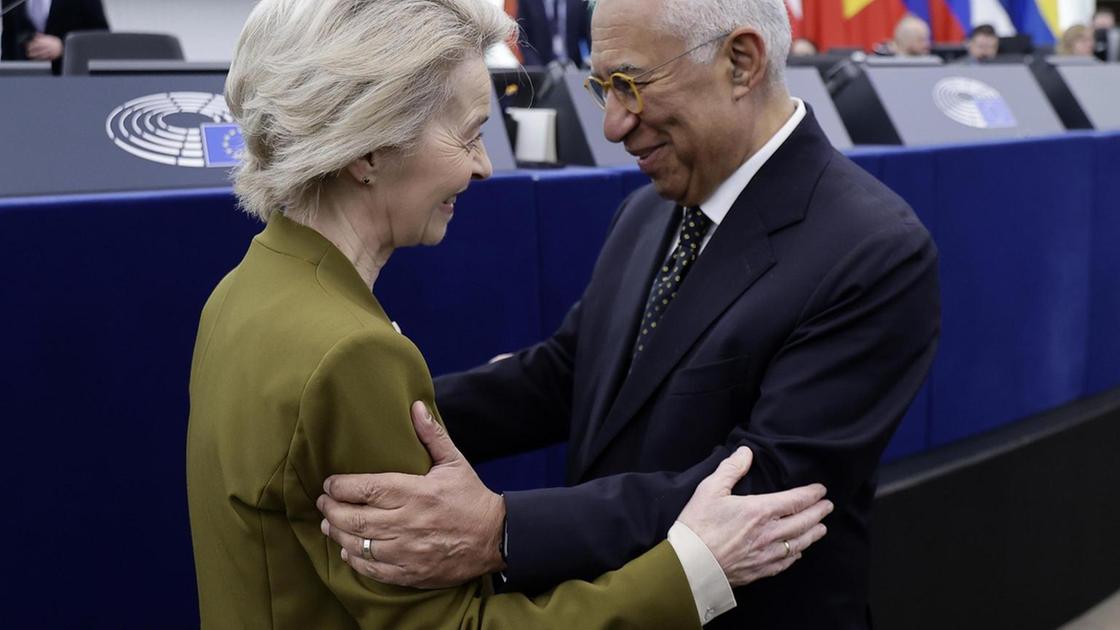 Von der Leyen e Costa il 24/2 a Kiev, 