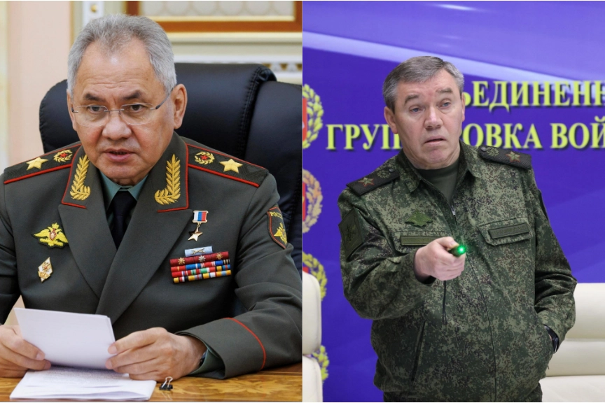 Sergei Shoigu e Valery Gerasimov