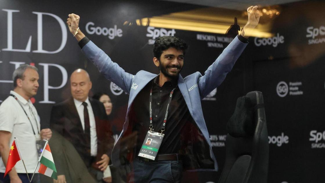 Gukesh diventa campione del mondo di scacchi a 18 anni, riportando il titolo a Chennai