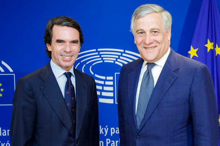 Ppe, in un videomessaggio l’endorsement di Aznar a Tajani