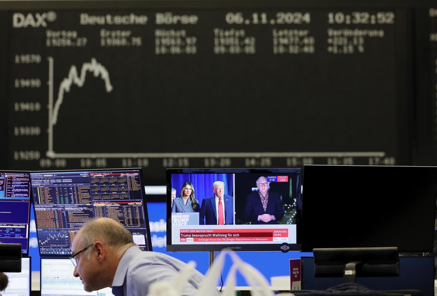 Borse europee e Wall Street in calo per timori sui dazi di Trump