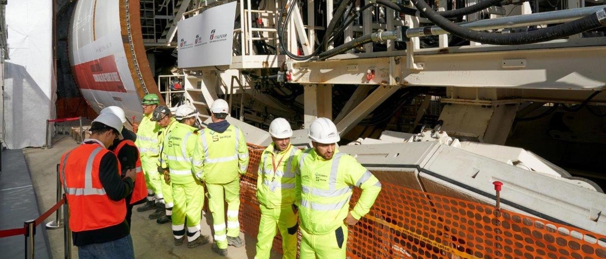 Tunnel Alta velocità Firenze, pronta a scavare la seconda fresa