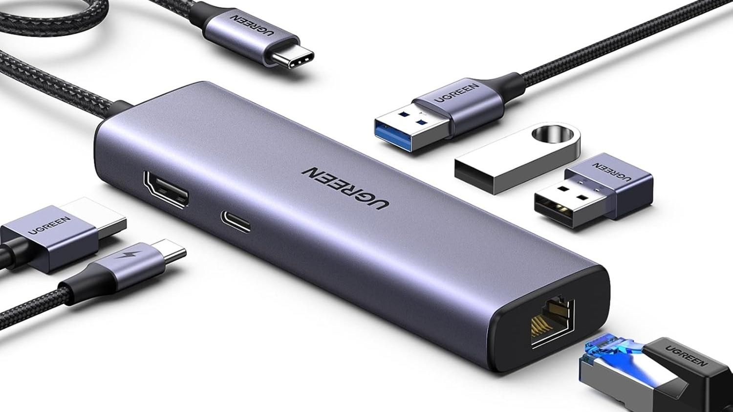 Hub USB C 6 in 1 al minimo storico su Amazon: essenziale per tutti i portatili