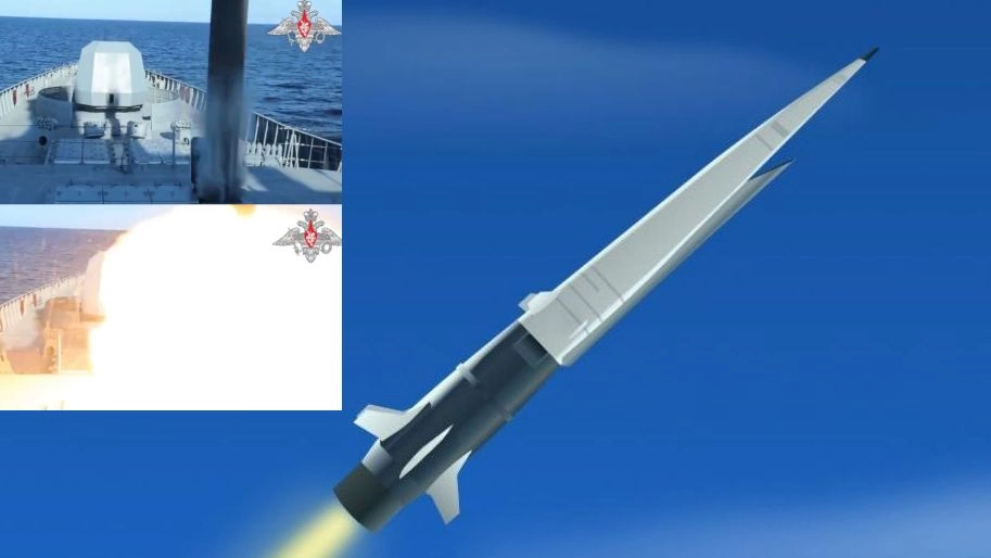 Il lancio di un missile Zircon