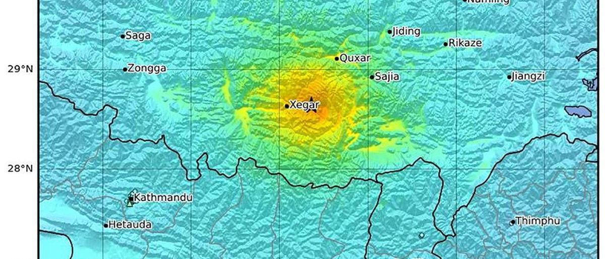 Terremoto in Tibet, il bilancio delle vittime sale a 95