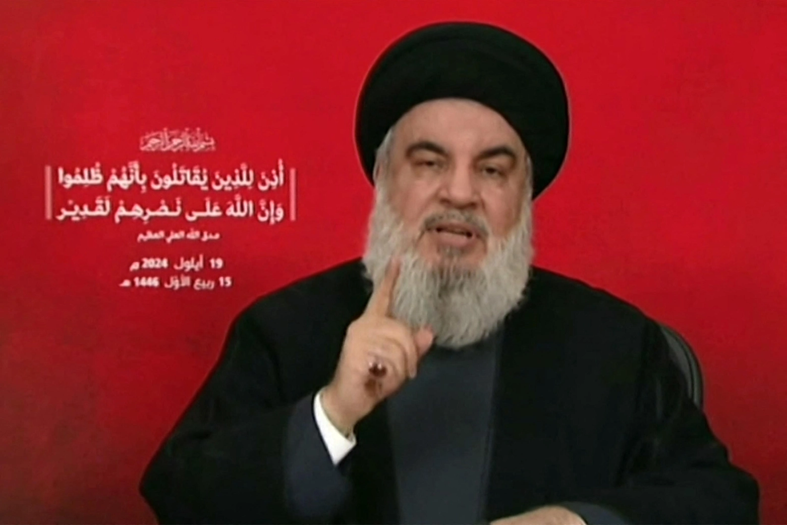 Hassan Nasrallah, capo di Hezbollah