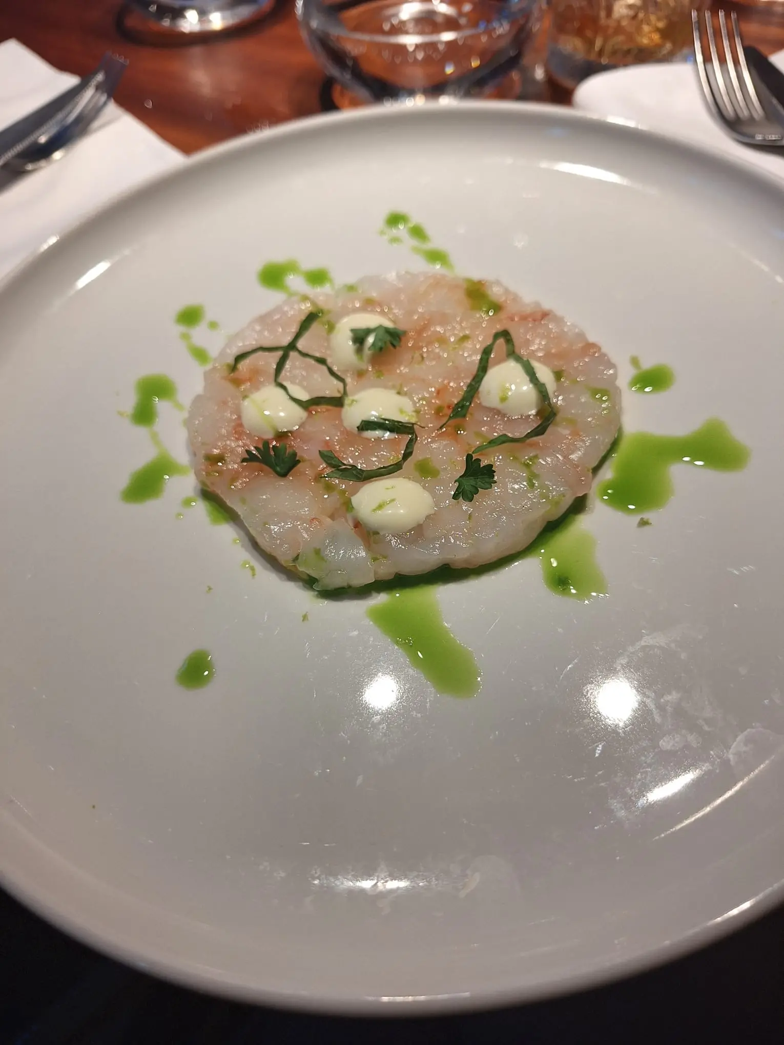 La tartare al gambero rosa siciliano firmata Alessandro Laganà