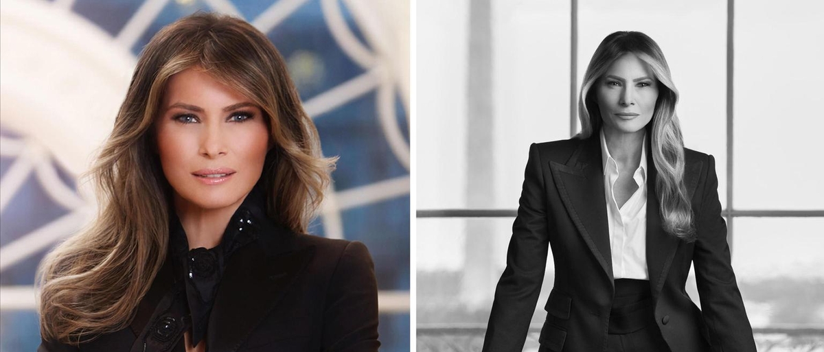 Melania Trump: nuova foto ufficiale alla Casa Bianca con una 'power pose' decisa