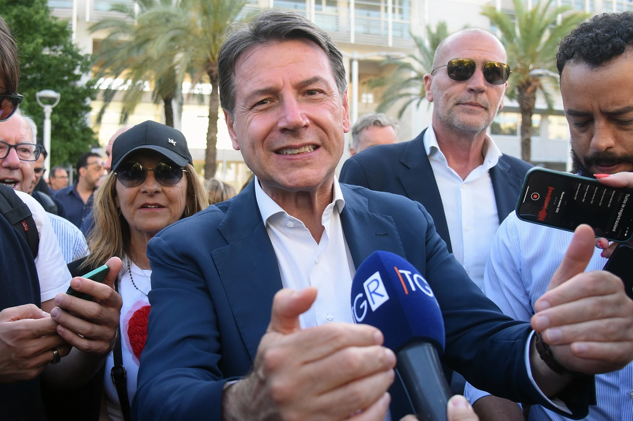 Il leader del Movimento 5 Stelle Giuseppe Conte, 59 anni