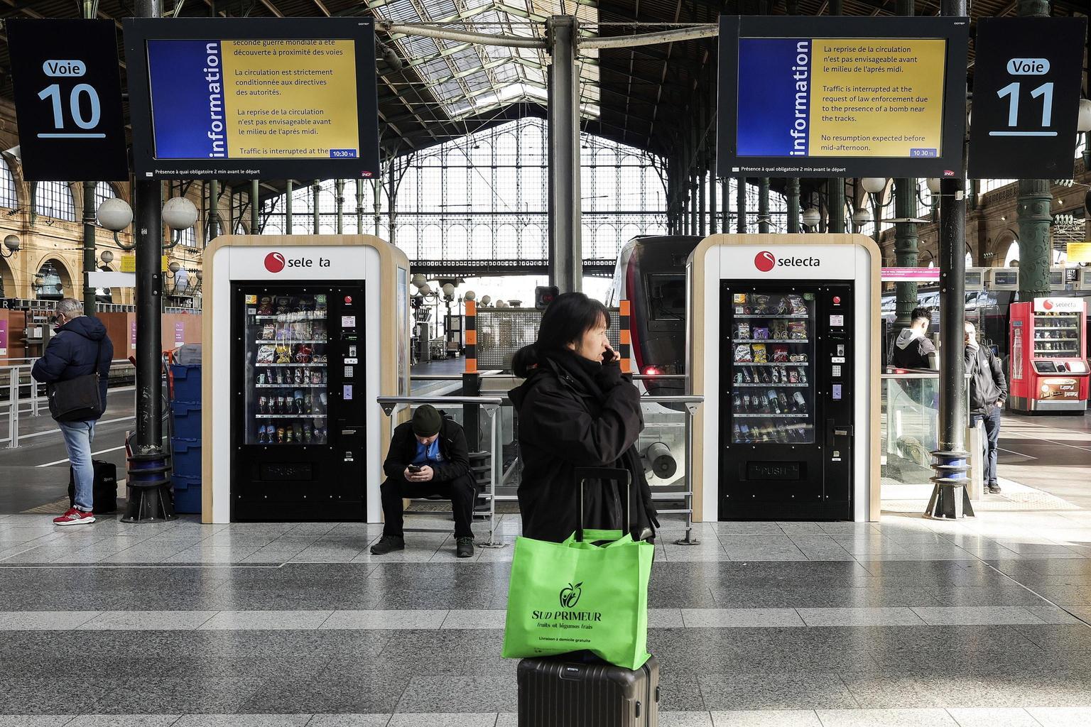 Gare du Nord: traffico ripreso dopo ritrovamento bomba della Seconda guerra mondiale