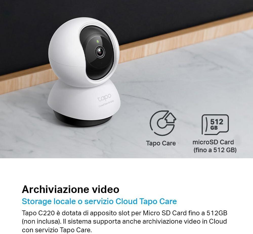 Proteggi la tua casa e dormi sonni tranquilli con la videocamera di sorveglianza Tapo C220: sconto esagerato del 40% su Amazon