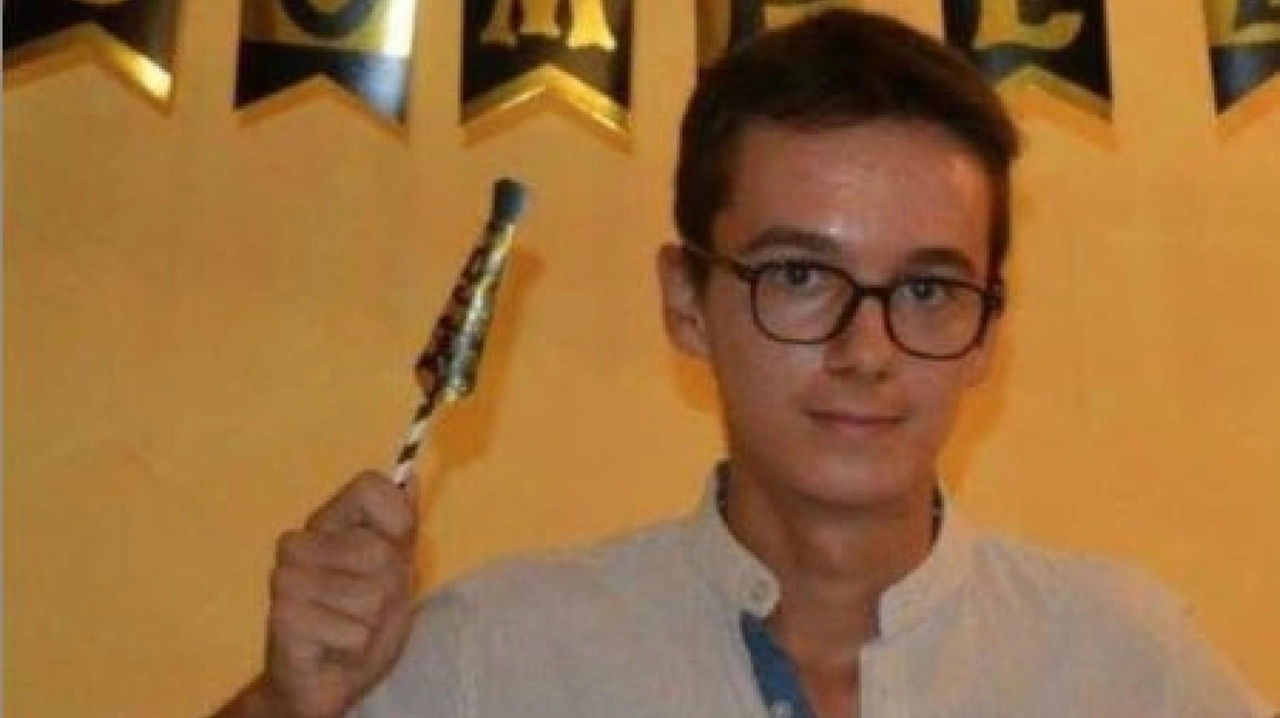 Andrea Prospero, il diciannovenne studente universitario di Lanciano, in provincia di Chieti, in una foto recente