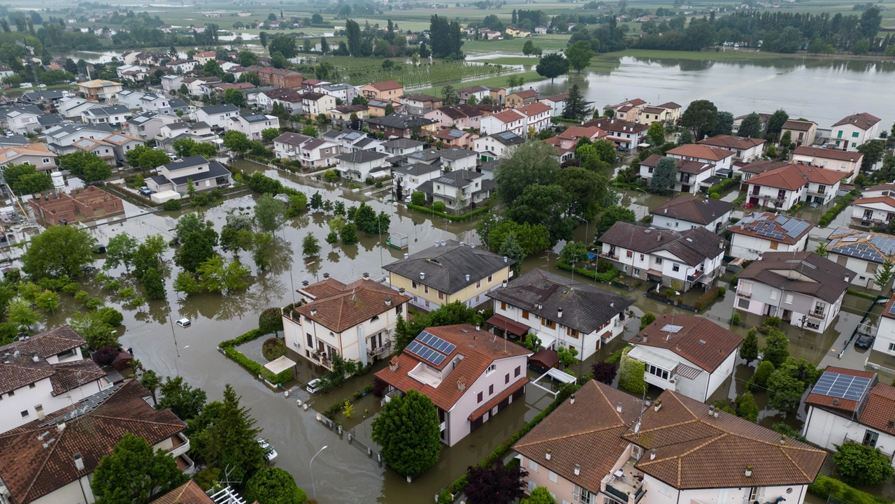 L'alluvione in Romagna del maggio 2023 (Ansa)