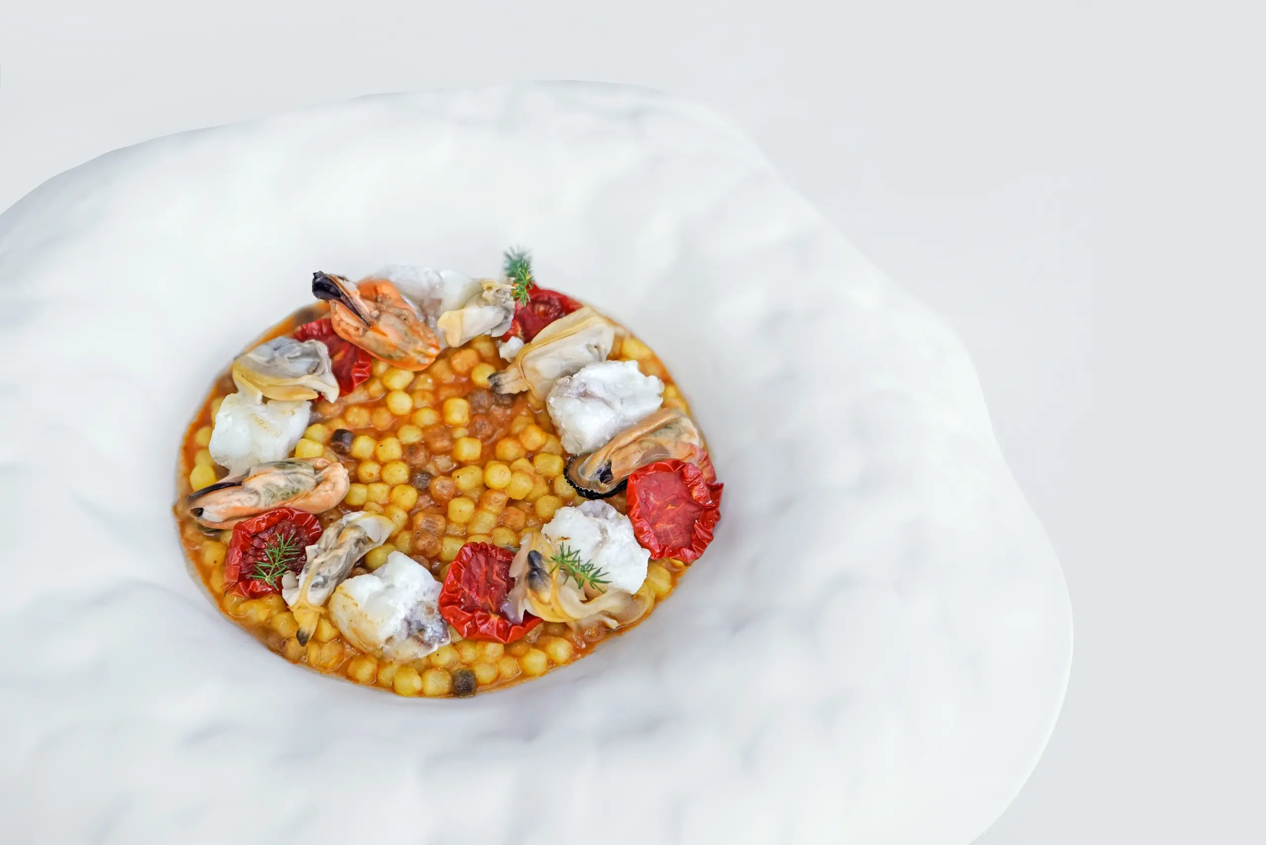 Fregola sarda ai frutti di mare