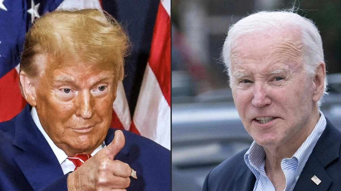 Donald Trump (77 anni) e Joe Biden (81) corrono per la Casa Bianca