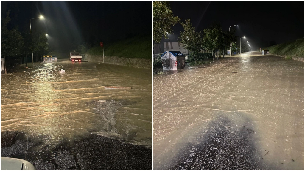 Faenza di nuovo allagata: le acque dei fiumi Marzeno e Lamone entrano in città (foto Donati)