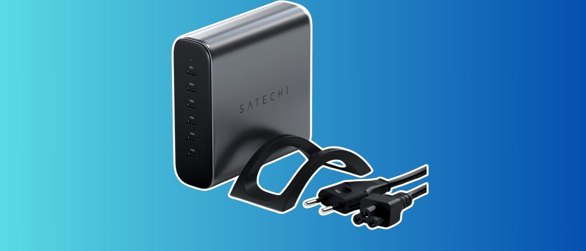 Caricatore USB-C 200W con 6 porte: ricarichi TUTTO in doppio sconto