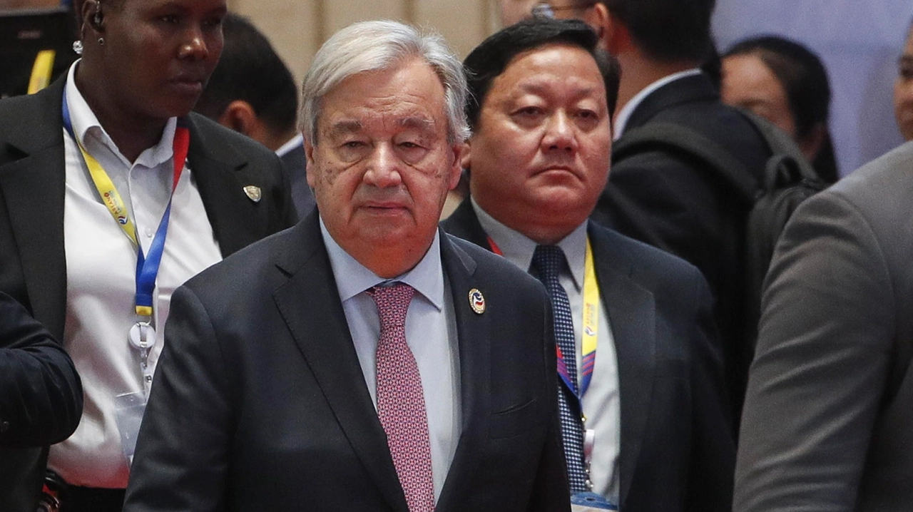 Il segretario generale dell'Onu, Antonio Guterres (foto Ansa)