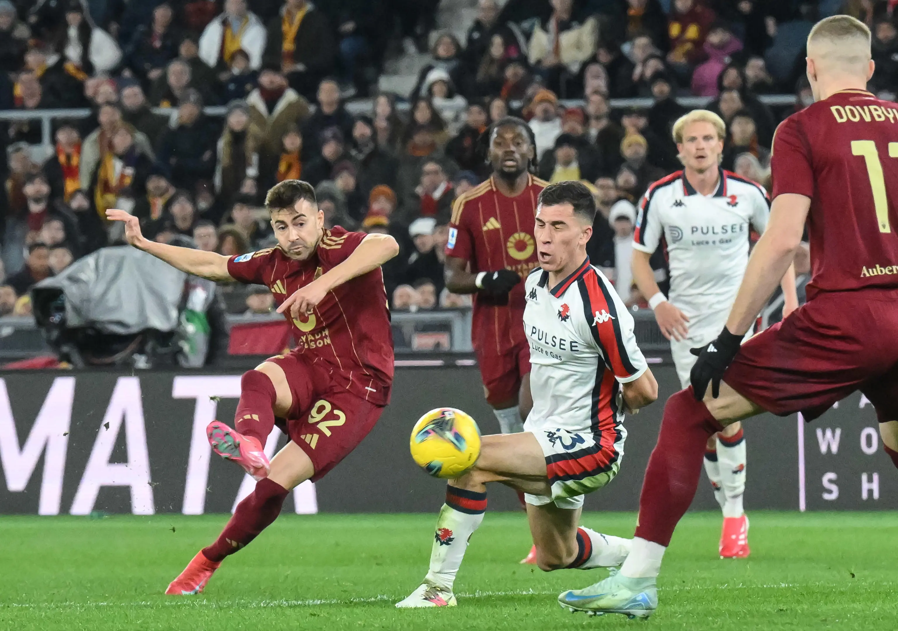 Roma: pressione alta e un El Shaarawy sontuoso per tre punti preziosi