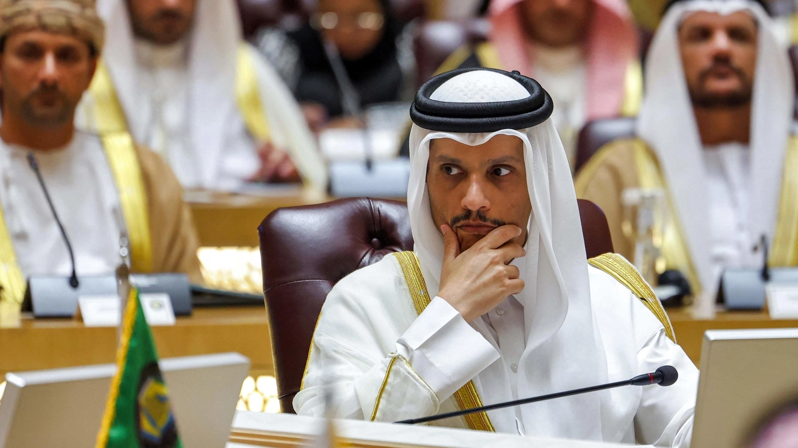 Il primo ministro del Qatar, Sheikh Mohammed bin Abdulrahman al Thani