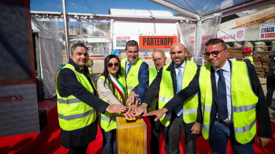 Iniziati i lavori della galleria Saginara sulla linea AV Salerno Reggio Calabria