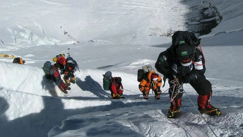 Una scalata sul Gasherbrum in Pakistan (foto d'archivio)