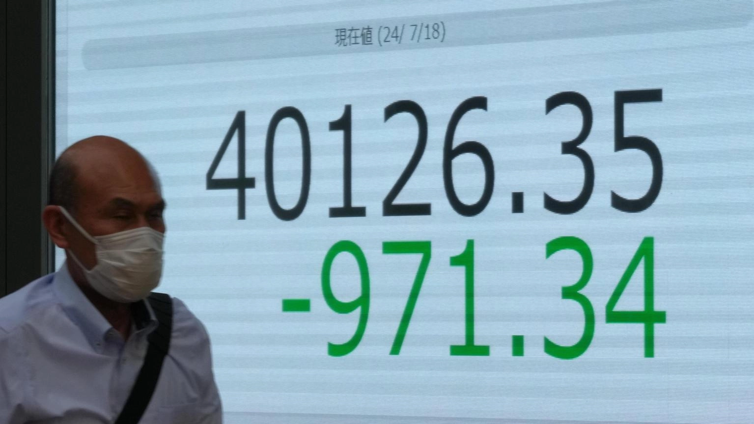 Borsa: Tokyo, apertura in ribasso (-0,71%)