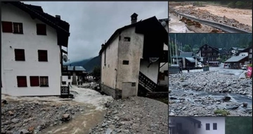 Frane, esondazioni, paesi isolati: il maltempo flagella Piemonte e Valle d’Aosta. Maxi evacuazioni a Cogne e all’Alpe Veglia