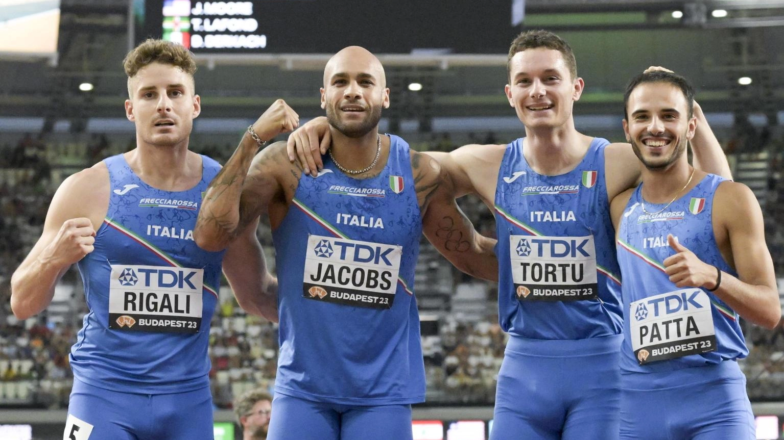 Atletica: la 4x100 uomini si qualifica per le Olimpiadi