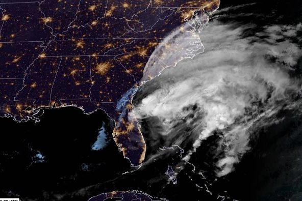 La posizione attuale dell'uragano Milton