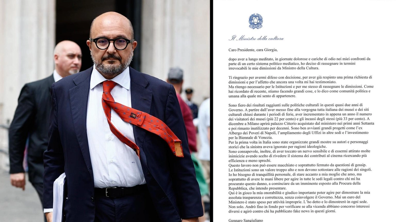 Lettera del ministro uscente a Meloni, grazie per avermi difeso