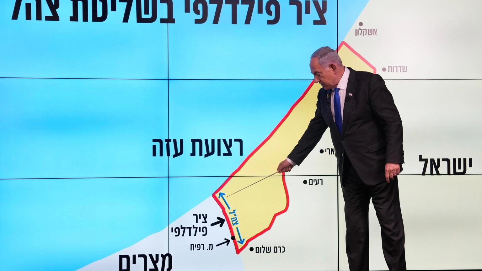 Netanyahu mostra mappa del Medio Oriente, 'noi un piccolo Paese'